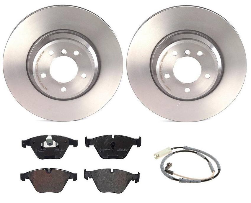 Brembo Brake Pads and Rotors Kit - Front (348mm) (Low-Met)